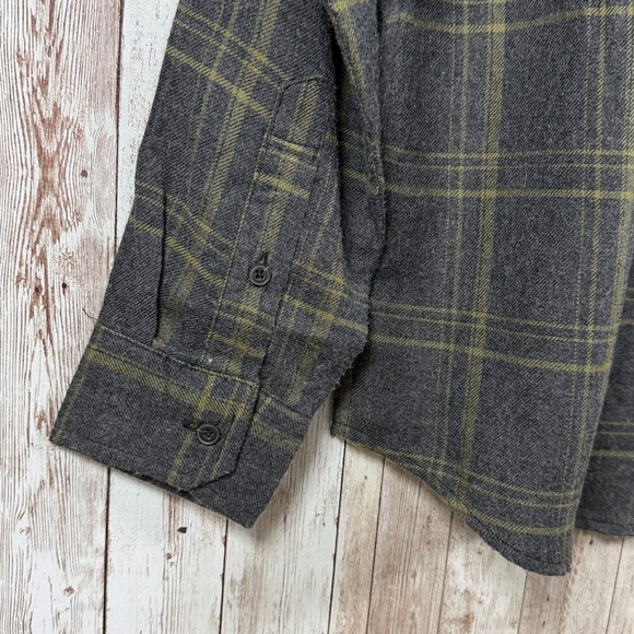 NWOT Kenneth Cole Flannel Shirt sz Medium Men's Collared Button Down Slim Fit - Picture 5 of 11